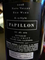 Orin Swift Papillon 2008