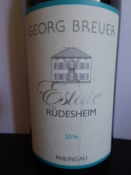 Georg Breuer Rüdesheim Riesling Estate 2016