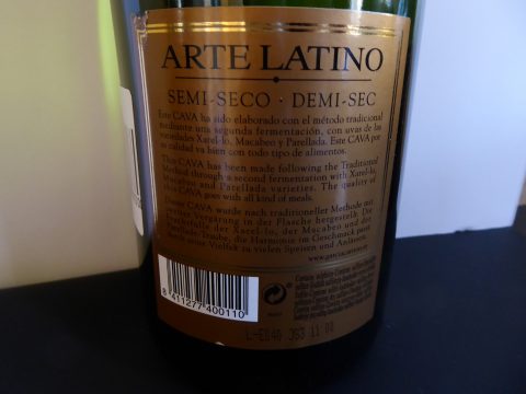 Cava Arte Latino Semi-Seco, Jaume Serra