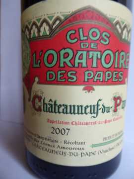 Clos de l’Oratoire des Papes 2007