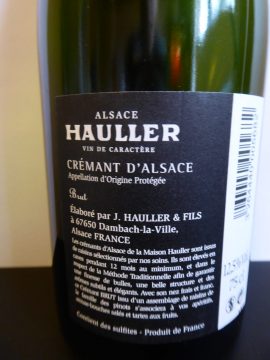 Cremant d’Alsace Brut Hauller