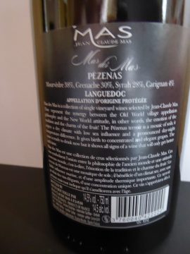 Mas des Mas Pézenas 2016, Domaines Paul Mas