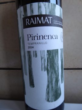 Pirinenca Tempranillo 2014, Raimat